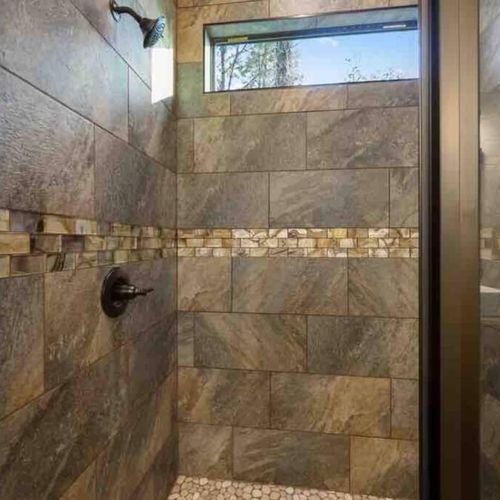 Walk-in shower!