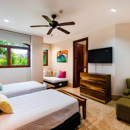 A great room to share with two beds.