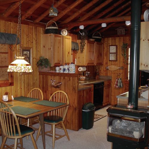 Overall:  the dining area and looking into the kitchen.