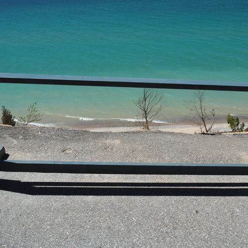 Exterior:  the bluff in front of the house. (climbing on dunes is prohibited. )