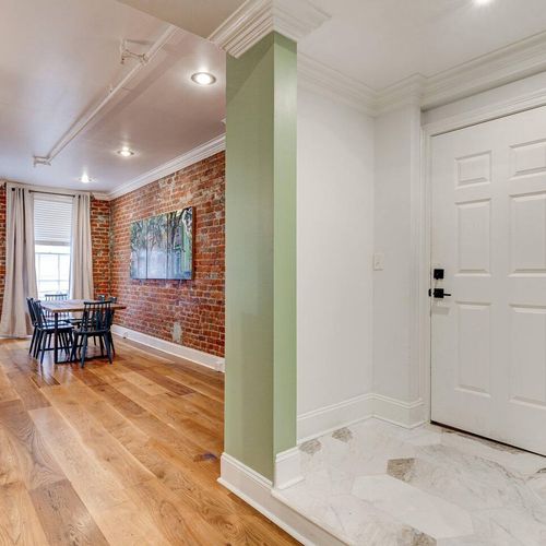 Welcoming entryway leading into the heart of the condo.