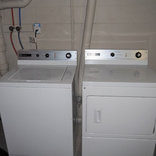 Washer and dryer:  in the basement there is this washer and dryer that is available for guests tot use.