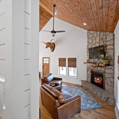 Stairs leading to the second floor.