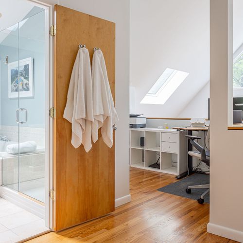 Second full bathroom off the office loft area.