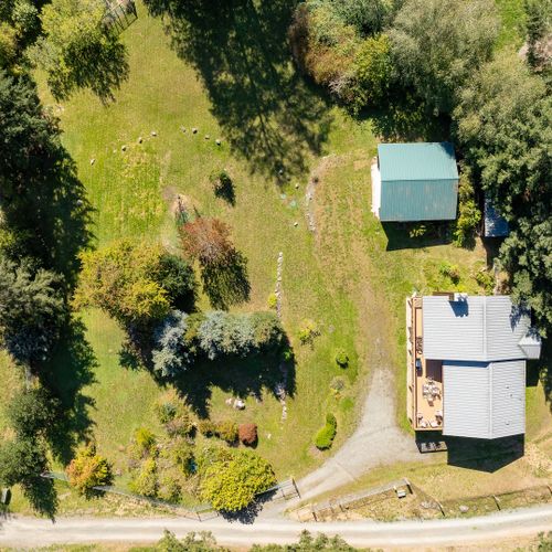 Plenty of parking for three cars