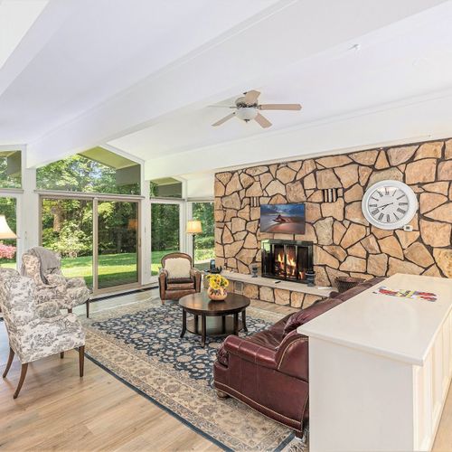 LIVING ROOM:  The beautiful formal living room that you come into when entering the home.