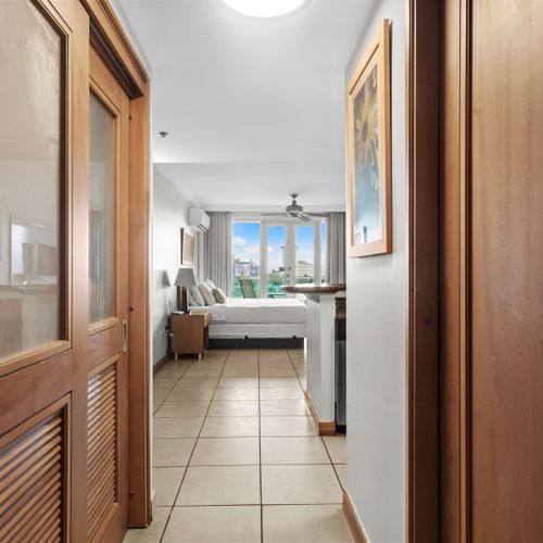 Experience a warm and inviting welcome as you cross the threshold into this beautifully designed apartment.
