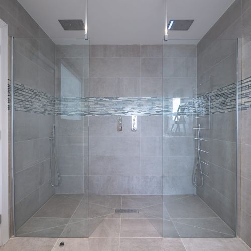Bedroom 1 ensuite walk in shower