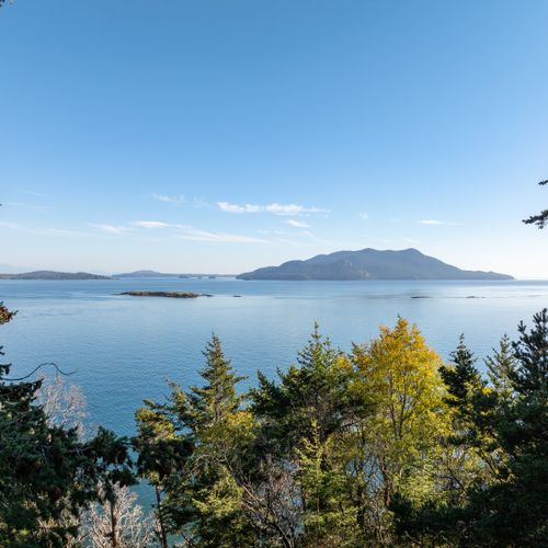Views of Cypress Island and the Pea Pods where Orca whales frequent during the summer season.