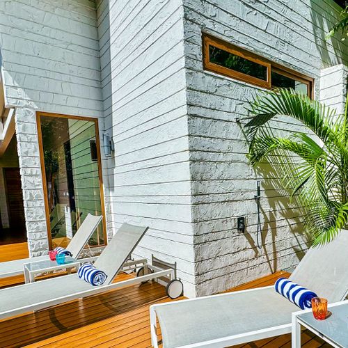 Outdoor shower
