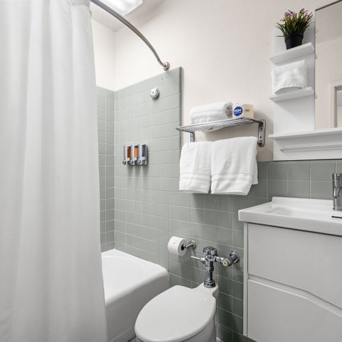 Style in Every Corner. A bathroom with personality and all the essentials.