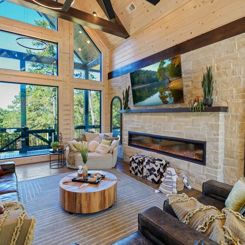 Curl up in this dreamy, leather-clad retreat, and reimagine what vacation feels like.