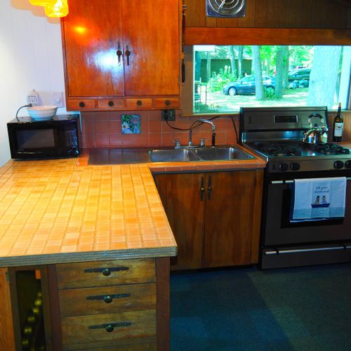 Kitchen:  all appliances and a good supply of cooking and dining utensils.