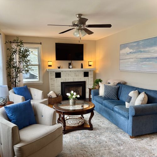 Living room:  the gorgeous living room!