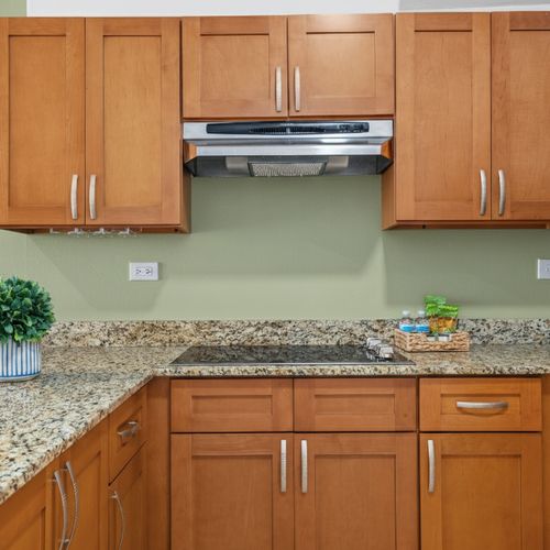 Modern kitchen to cook your favorite vacation meals.