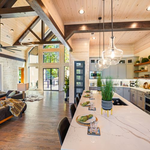 Cook, dine, and unwind in a kitchen that inspires connection and conversation.