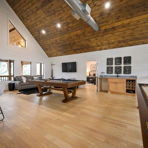 The loft/game room!