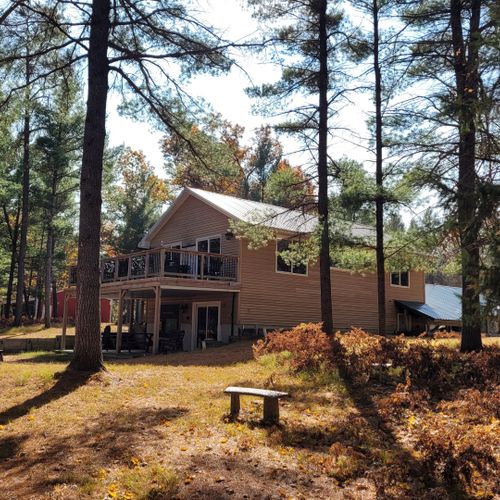 Exterior:  another view of the back of the lodge.