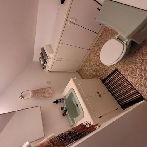 Bathroom #2 (second floor):  half bathroom on the second floor.