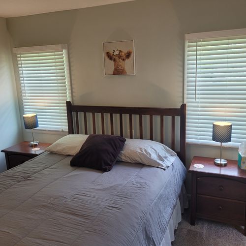 OVERVIEW:  The beautiful master bedroom