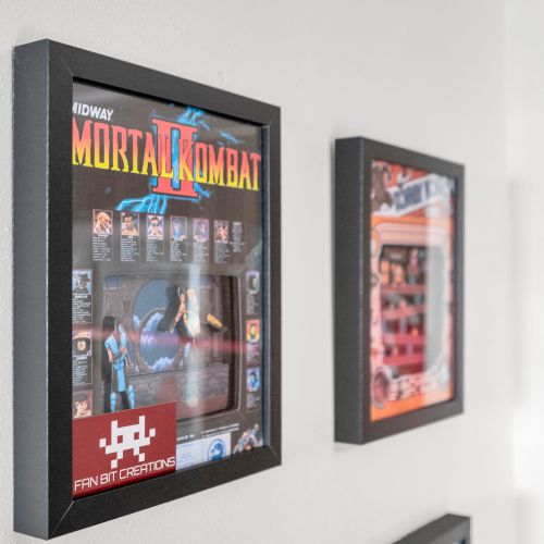 Mortal Kombat arcade cabinet — relive the classics w/ friends any time of day.