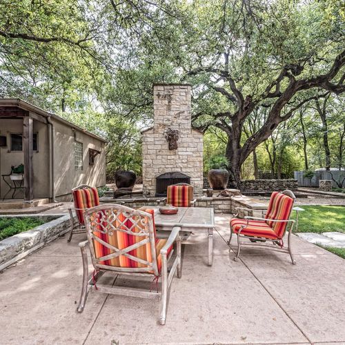 Outdoor fireplace for your enjoyment
