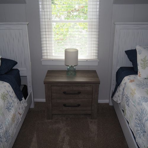 Bedroom #6 (second floor):  has two twin beds, thus sleeping 2 people.