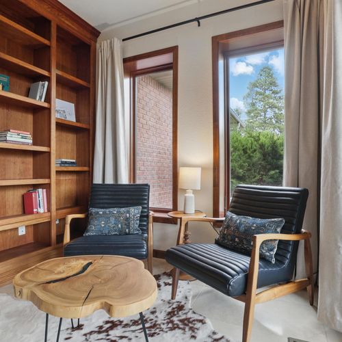 Comfy seating and quiet corners—peaceful evenings start here.