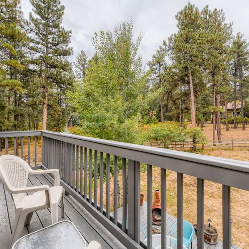Enjoy the view from the patio off the master suite.