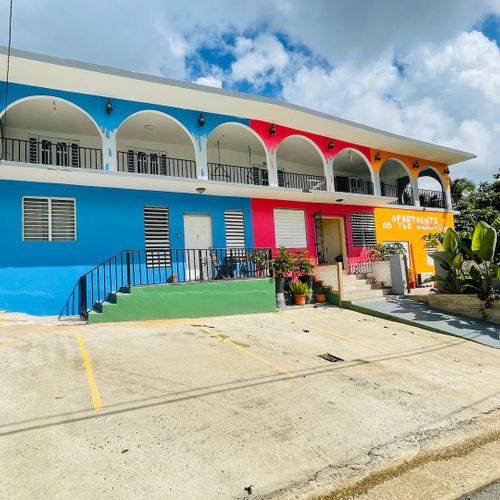 Vibrant, unique exterior welcomes you!