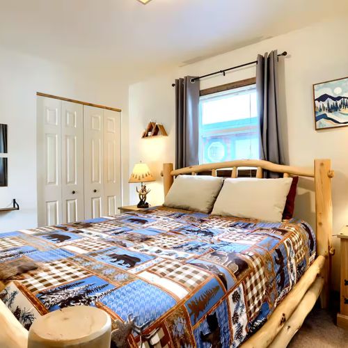 A cozy space built for deep sleep.