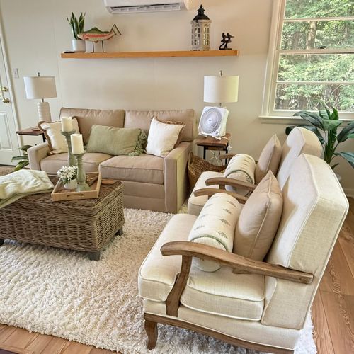 LIVING ROOM:  Another view of the beautiful living room