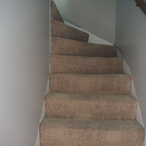 Stairs:  stairs from first floor to the second floor.