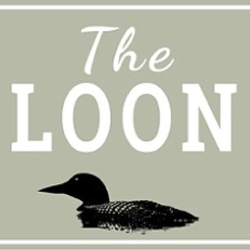 Area photos:  the sign for the loon on the lake