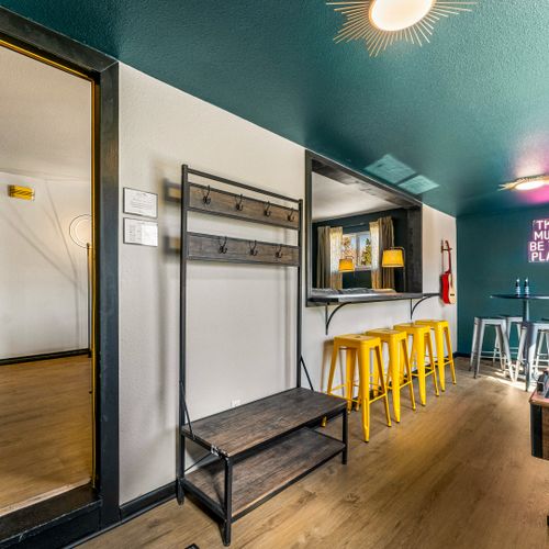 Spacious and filled with natural light.