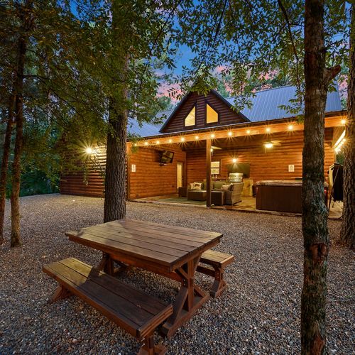 Outdoor dining table