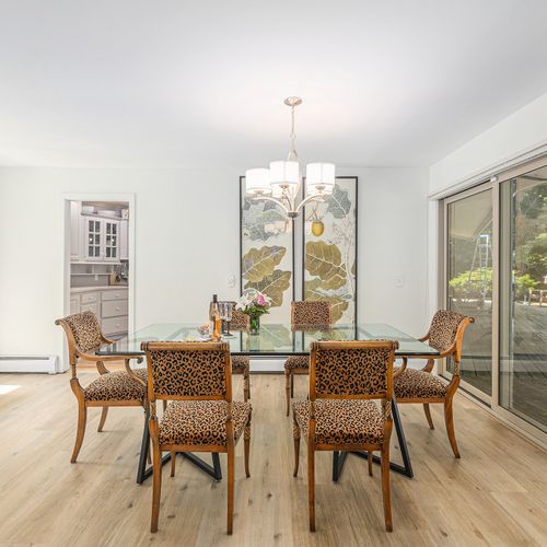 DINING ROOM:  The lovely formal dining room with seating for 6 adults.