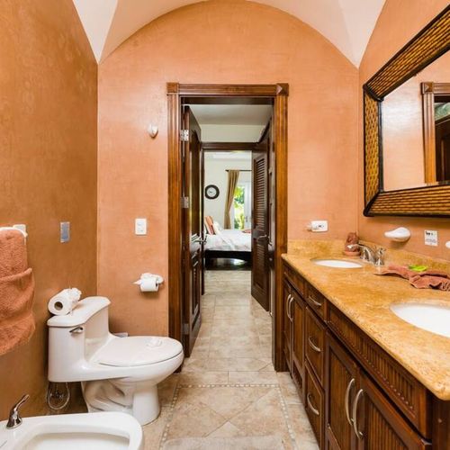 This bathroom even has a bidet