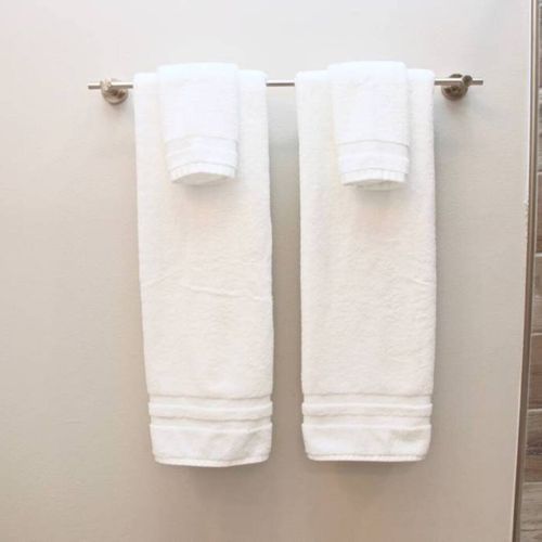 Fresh towels stocked & ready so you never have to think twice.