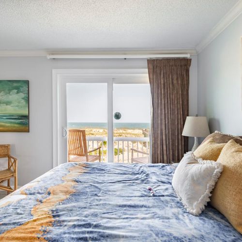 Wake up to breathtaking beach views! Enjoy a morning coffee on your private balcony with panoramic views.