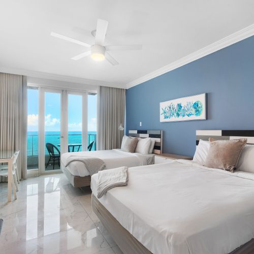 Twin beds perfect for friends or family stays