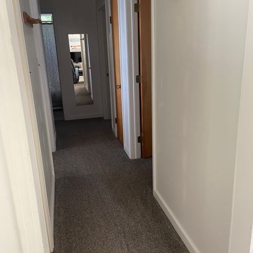 Hallway:  this is the hallway that goes to the 3 bedrooms and the bathroom.
