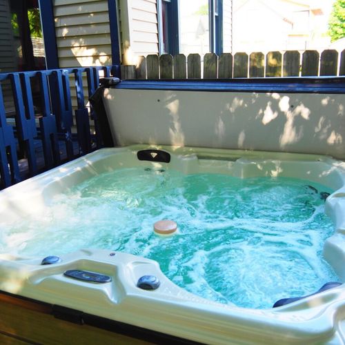 Overall:  the new hot tub!