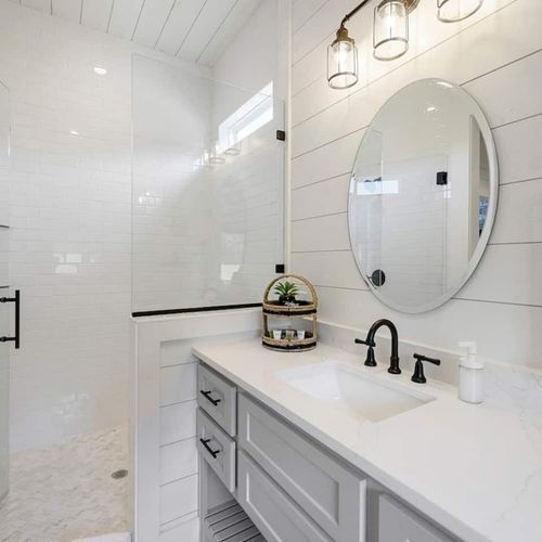 Huge walk-in shower in the private bathroom.
