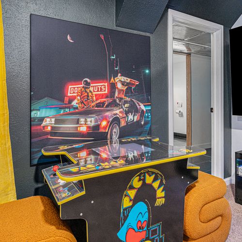 Step into an electrifying game room where excitement knows no bounds!