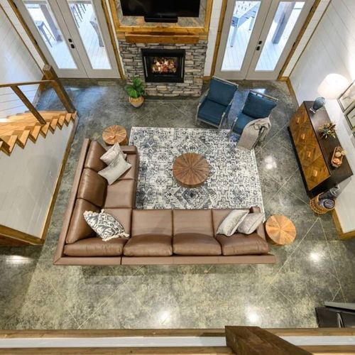 Ultra-Comfy American Leather King Sofa sleeper!
