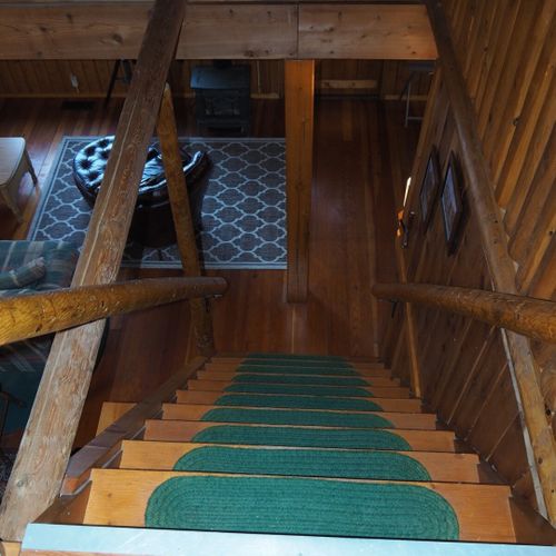 Stairs:  these are the stairs up to the loft area.