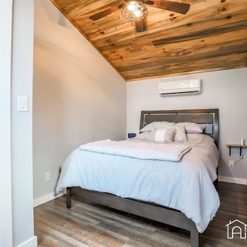 Get some great rest on the queen bed.