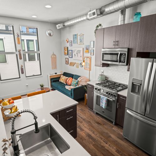 Modern fully equipped kitchen with all essentials for convenient everyday cooking needs