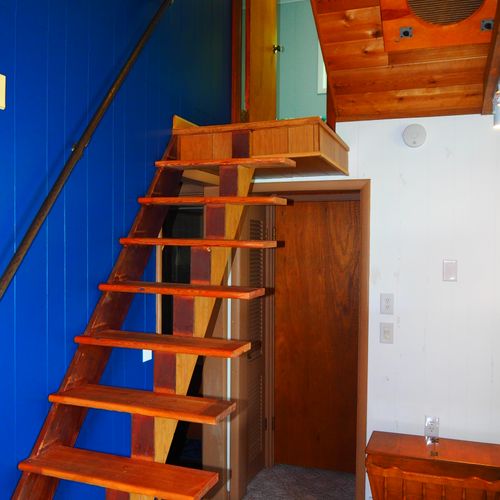 Stairs:  stairway up to the second floor.